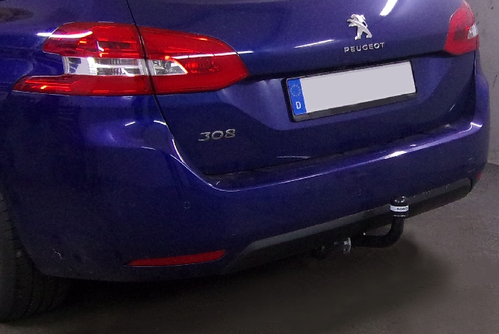 Anhängerkupplung für Peugeot-308 SW- Kombi, Baureihe 2014-2018 starr